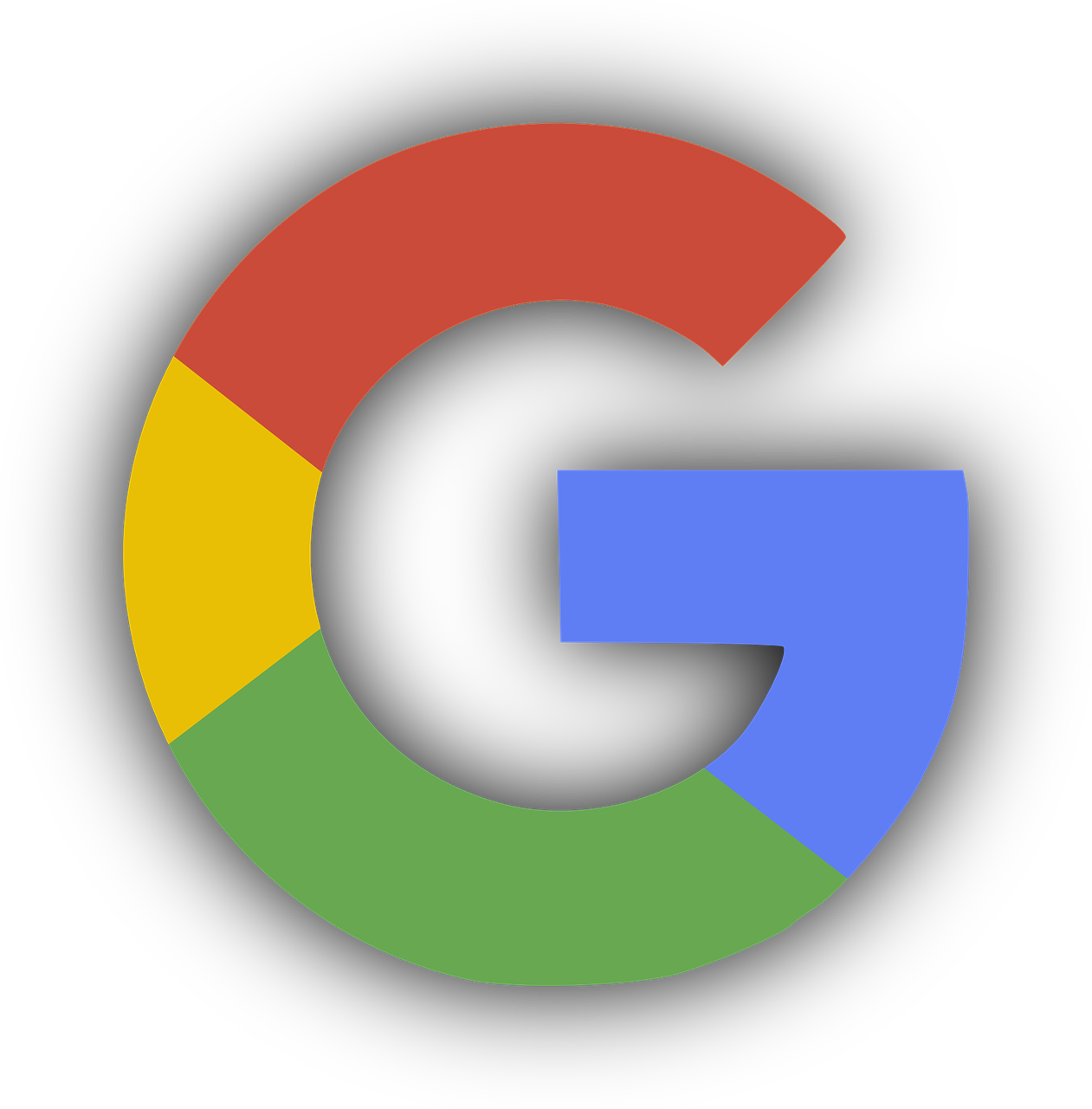 Logo von Google: G in den Farben rot, gelb, grün, blau